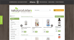 Desktop Screenshot of naturprodukter.se